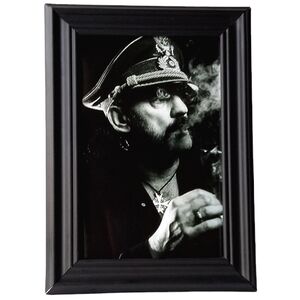 Lemmy Kilmister Motorhead punk goth gothic smokin 70s 80s Metal Rock Frame art